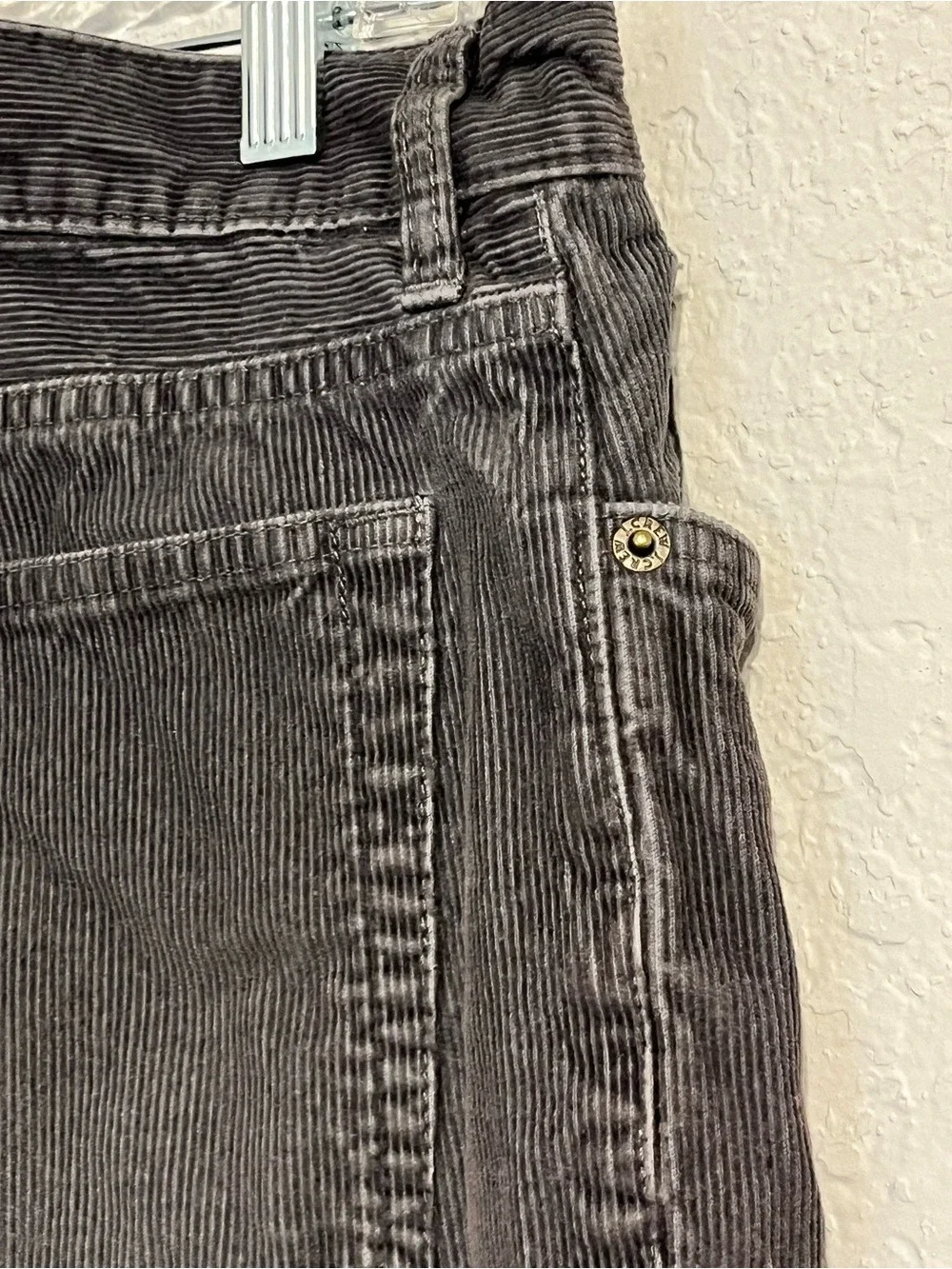 J.Crew Vintage Slim Gray Corduroy Pants Men’s 34x30 100% Cotton J Crew Classic